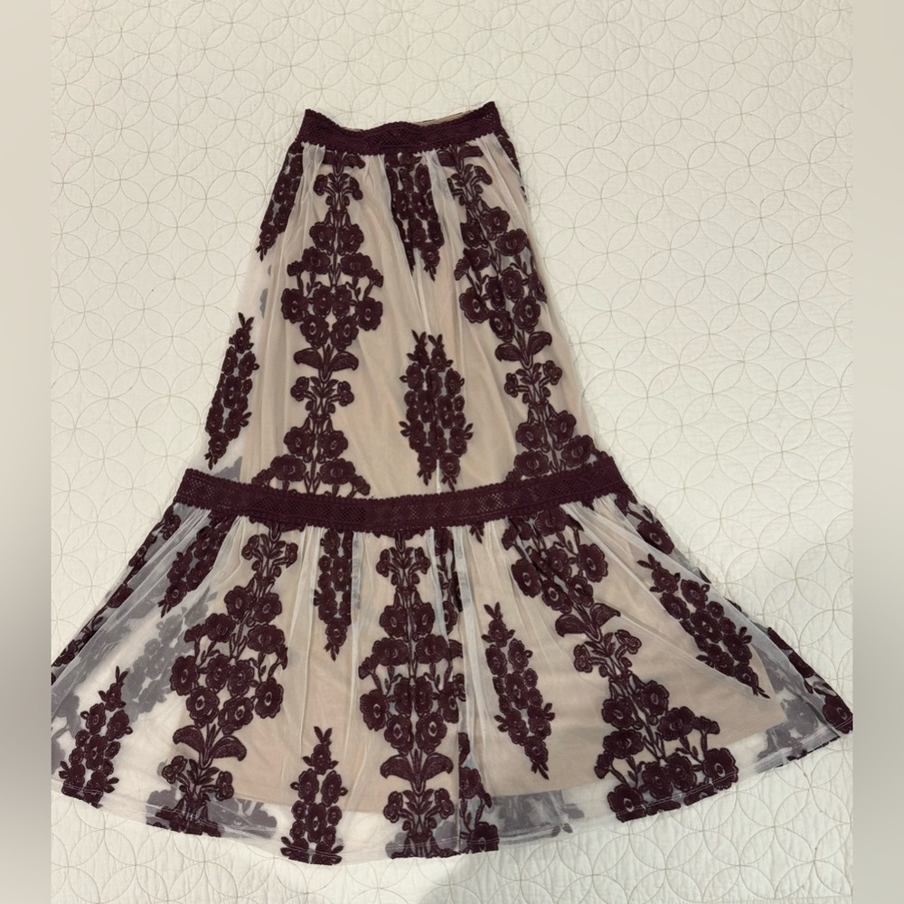 NWT Maude Floral Maxi Skirt Small #065 0925 (List for bottom only) - Picture 7 of 12
